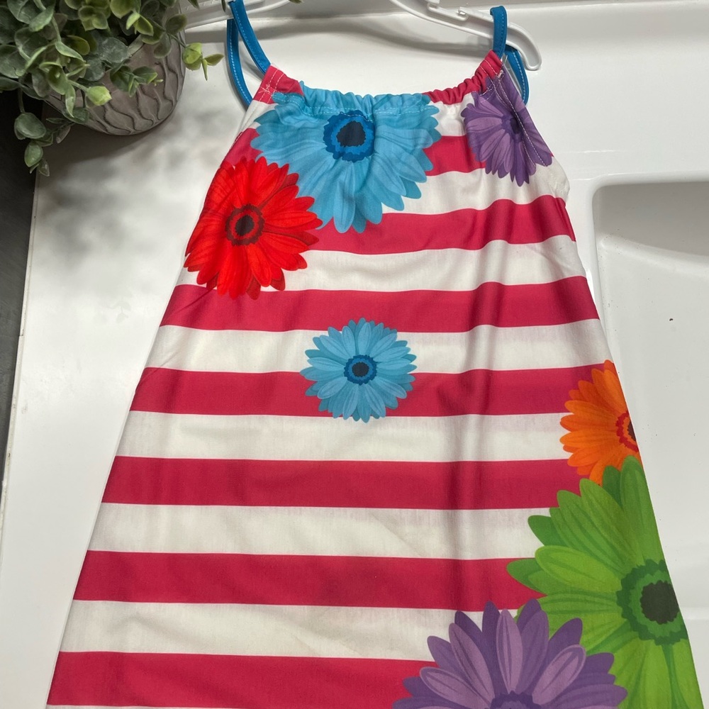 Striped Flower sundress size 7